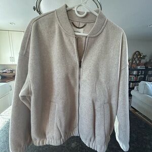 Banana Republic Light Tan Bomber Jacket